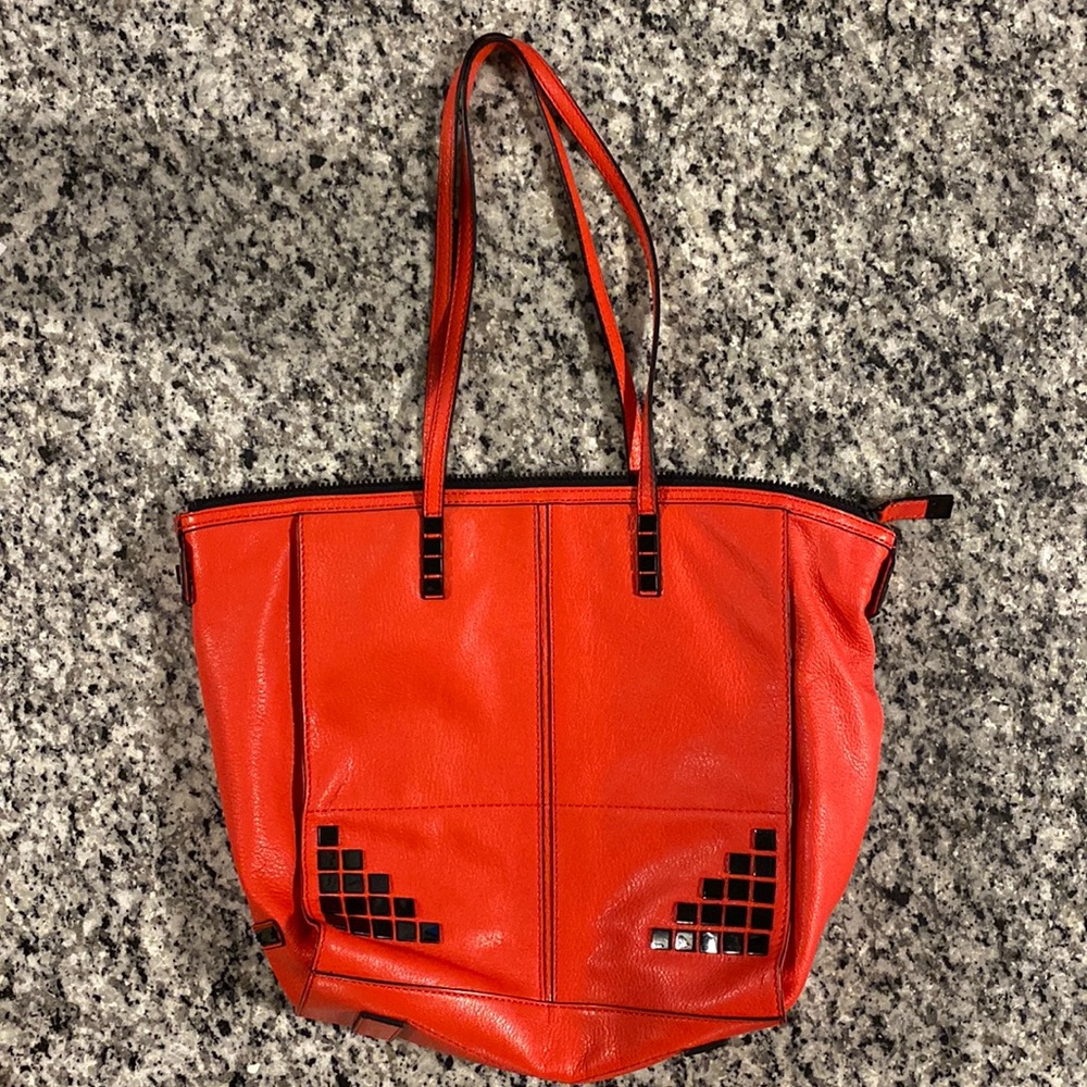 MILLY bag, red and black